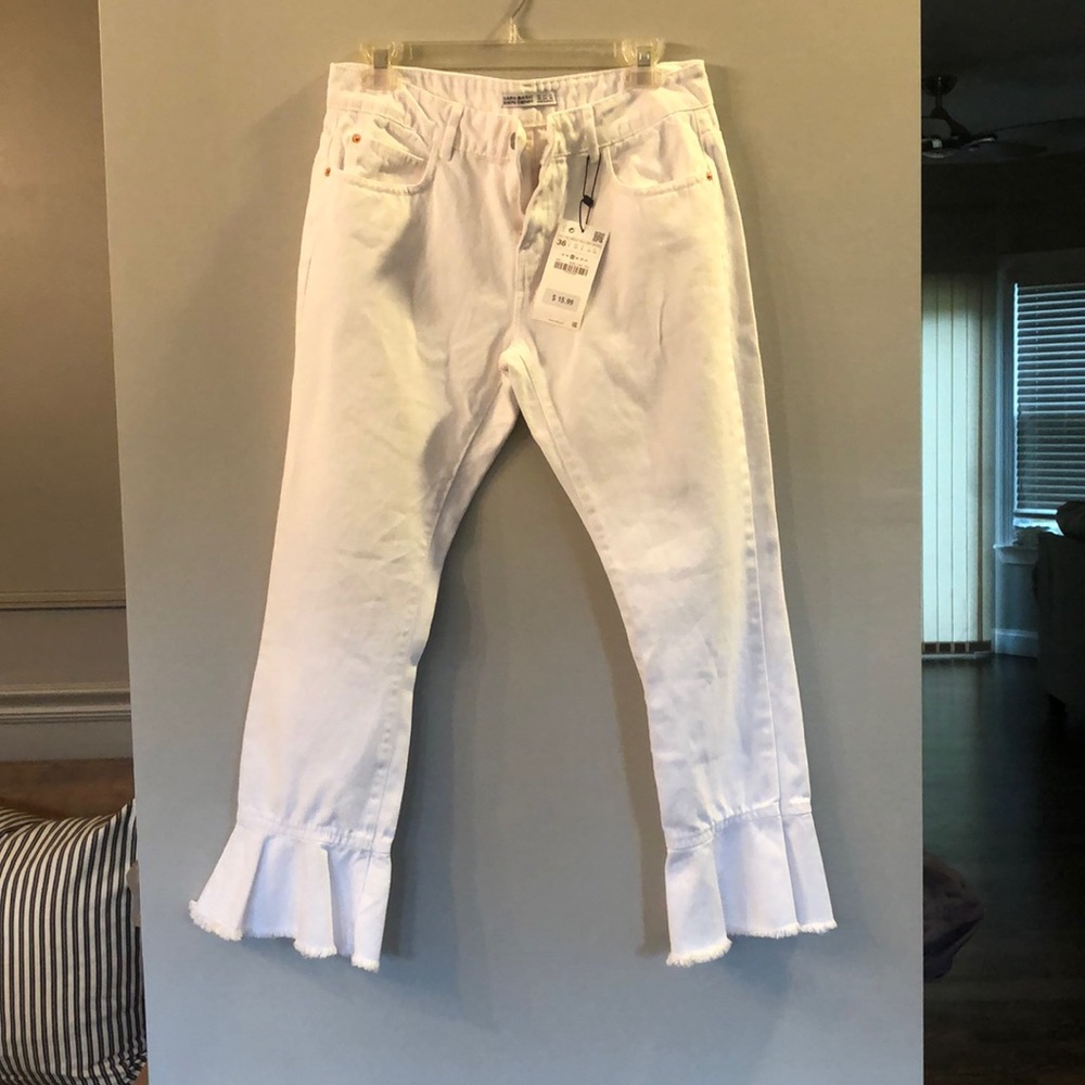 White Zara jeans